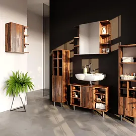 Vicco Badschrank Fynn Eiche rustikal 47.2 x 59.2 cm