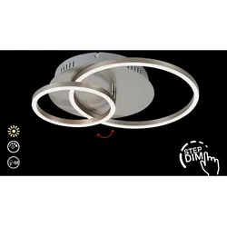 BRILONER LEUCHTEN LED Deckenleuchte "FRAME", weiß, Lampen