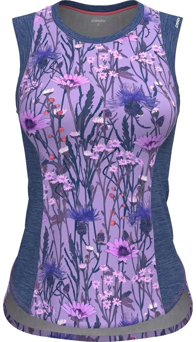 Crazy TOP Sirio print alpin flower (X017) S