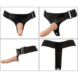 You2Toys 4-teiliges Strap-on-Set inklusive RC-Vibrator und 2 Dildos, hautfarben hell