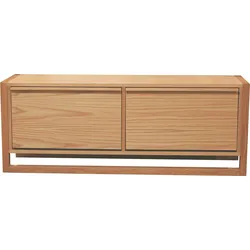 Sitzbank WOODMAN "NewEst", braun (eichefarben), B:120cm H:50cm T:38cm, Holzwerkstoff, Sitzbänke, im skandinavian Design, Holzfurnier aus Eiche