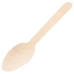 2000 Holz-Löffel XL 160 x 45 mm – großer Löffel aus Holz - Besteck