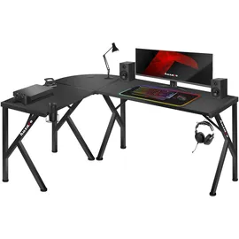 huzaro Hero 6.3 Gaming-Schreibtisch, Schwarz