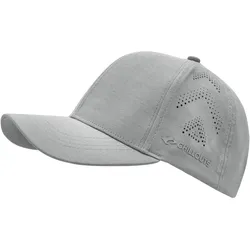 Baseball Cap CHILLOUTS "Philadelphia Hat", Herren, grau (hellgrau), Materialmix, unifarben, Caps, mit dynamischem Cutouts & schnelltrocknendem Funktionsmaterial