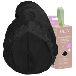 GLOV Hair Wrap Sport Black - Extrem saugfähiger Sport-Turban fur alle Haartypen. Haarschmuck 