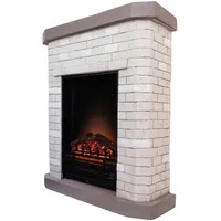 XXXLutz Xxxl Elektrokamin, Grau, Metall, Stein, 76x90.5x26 cm, Fernbedienung, Flammeneffekt separat schaltbar, Überhitzungsschutz, Freizeit, Heizen & Kühlen, Elektrokamine