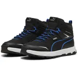 Puma Evolve Trail Jr Sneaker, Black-Hyperlink Blue, 37.5 EU