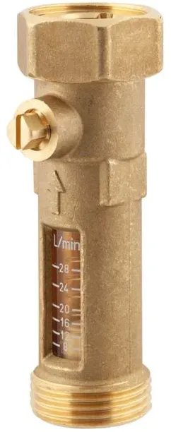 Afriso Durchflussmesser DFM 15-2M 80971 G1 AG x G1 ÜM, 8-28 Liter/min