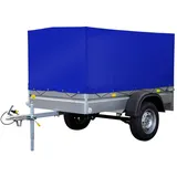 Anhängerplane aus Tarpaulin 202 x 107,5 x 80 cm