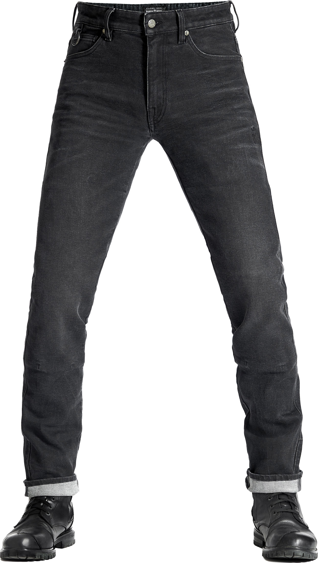 Pando Moto Robby Arm 01, jeans - Noir - W31/L34