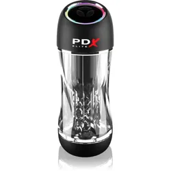 Pipedream PDX Elite ViewTube Pro See-Thru Vibrating Stroker Masturbator vibrierend 23 cm