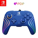 PDP Afterglow Wave Wired Controller blau Switch