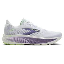 Brooks Ghost 18 Damen Slim Weiß/Purple Hebe/Green 40,5