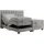 MKS Boxspringbett 140 x 200 cm H4 Hellgrau