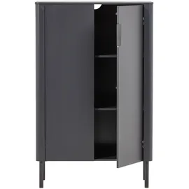 Woood Gunnar Schrank 135 x 85 x 39 cm Schwarz