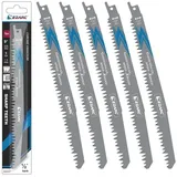 luxuskollektion Säbelsägeblätter Set 5tlg 225 mm