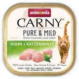 Animonda Carny Adult Pure & Mild Huhn + Katzenminze Katzenfutter nass