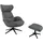 flexlux Relaxsessel FLEXLUX Polyester 90 x 107 x 89 cm Blau mit Kopfteil