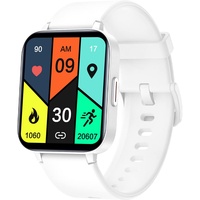 RUIMEN Smartwatch,1.69 Zoll HD Voll Touchscreen Fitness Tracker Uhr Wasserdicht IP68 Fitnessuhr mit Pulsmesser Schlafmonitor Schrittzähler 100 Sportmodi SpO2 Damen Herren Smartwatch für iOS Android