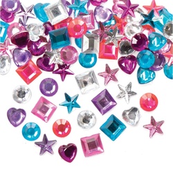 Prinzessin Selbstklebende Schmucksteine (pro Set 200) Bastelbedarf Verzierung & Dekorationen