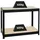 Proregal Werkbank Stahl 90 x 120 x 60 cm schwarz