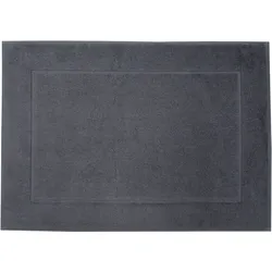 Badematte FRAMSOHN FROTTIER "Uni Basic Hotelmatte" Gr. 2, grau (anthrazit), H:11mm, Baumwolle, Badematten, große Farbpalette, Hergestellt in Österreich, Badezimmerteppich