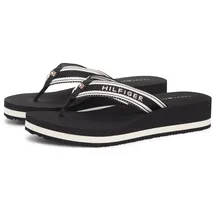 Tommy Hilfiger TH Flag Print Summer Sandal Black 39