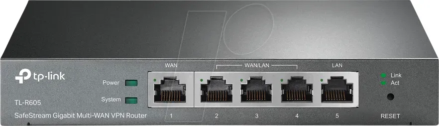 TPLINK TL-R605 - Gigabit Multi WAN VPN-Router