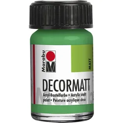 Marabu 140139062 Marabu Decormatt Acryl Hellgrün 062, 15 ml