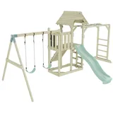 OUTDOORTOYS Spielturm Helsingborg Holz Mintgrün