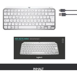 Logitech MX Keys Mini US hellgrau
