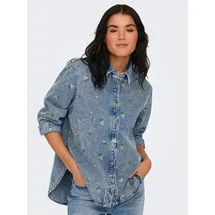 Only Jeansbluse ONLVERA Blau XS