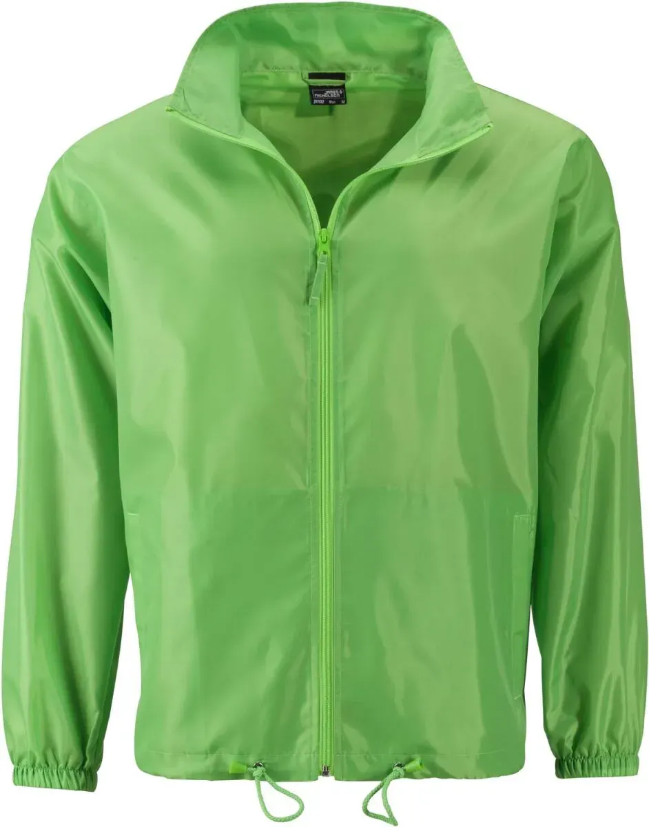 James & Nicholson Herren Promo Jacke Windbreaker JN1132 spring green M