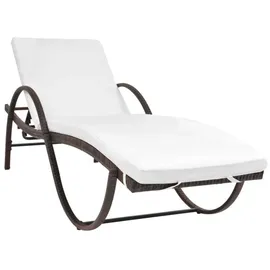 vidaXL Sonnenliegen 2 Stk. 200 x 60 x 30 cm Braun