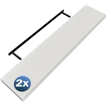 CASARIA Wandregal 110 x 3,8 x 23 cm Weiß