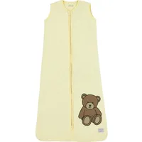 Meyco Meyco, Babyschlafsack, 2-p slpzk gevoerd 90cm Teddy Bear