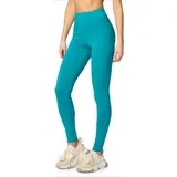 Merry Style Leggings Damen Baumwolle für das ganze Jahr Bequeme Leggings Blickdicht Damen Ideal für Yoga Sport Gym und Freizeit MS10-198 (Dunkeltürkis, M) - M