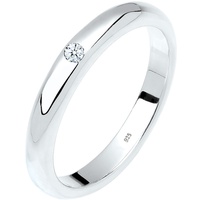 Elli DIAMONDS 925 Sterling Silber Diamant ct 0.03 Verlobungsring Ringe Damen