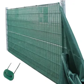 Top Multi Tennissichtschutz Zaunblende GRÜN Größe 1,2m x 25m
