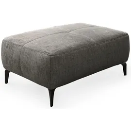 Jockenhöfer Hocker JOCKENHÖFER GRUPPE "Salo", grau (dunkelgrau), B:114cm T:81cm, Hocker, Hocker, im Retrolook mit Wellenunterfederung und frei im Raum stellbar