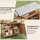 Costway Grillwagen Outdoor, Servierwagen auf Rollen, mit Edelstahl-Arbeitsplatte, Ablagen, Gewürzregal, Schrank&Handtuchhalter, (1 Tür-118x47x92 cm) - Naturbelassen