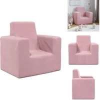 Kindersofa Rosa Weich Plüsch - Kindersofa - Kindersofas - Minisofa - Kindersofa