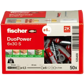 Fischer DuoPower 6 x 30 S 50 Stück