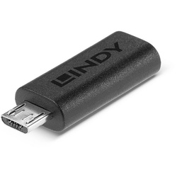Lindy Notizbuch Lindy Adapter USB 2.0 Typ C an Micro-B