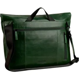LEONHARD HEYDEN Porto Messenger Leder 38 cm grün