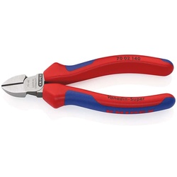 KNIPEX Seitenschneider, Poliert, mit Mehrkomponenten-Hüllen, Präzisionsschneiden