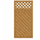 Jorkisch Sichtschutzelement 90 x 180 cm Natur Holz