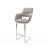 DeLife Barstuhl Yago-Flex 60 x 110 x 58 cm Silbergrau
