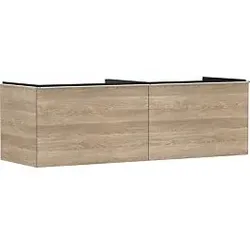 hansgrohe Xelu Q Waschtischunterschrank 54072000 1560x485x550mm, 2 Schubkästen, Eiche Natur, chrom