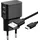 goobay Dual Ladeset 2,4 A, Netzteil mit 2x USB-Ausgang inklusive USB-Ladekabel, schwarz